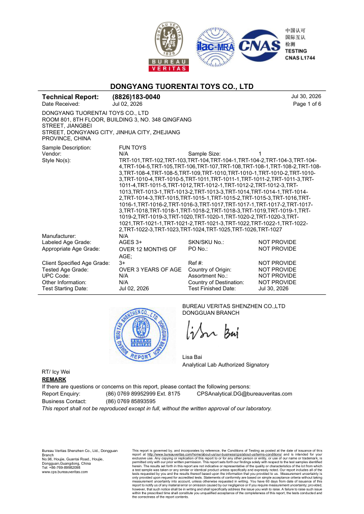 First page of PAHs and cadmium report 8826 183 0040